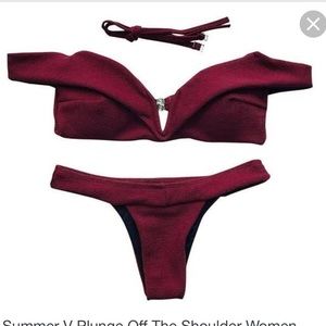 Off the shoulder zaful bikini
